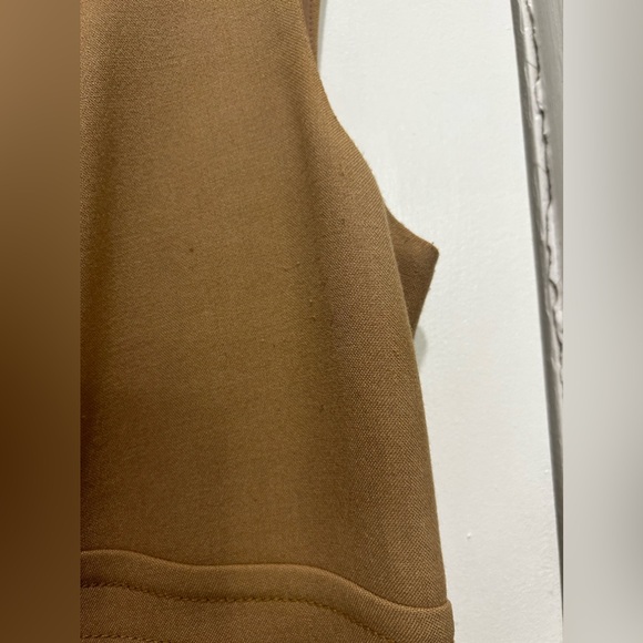 Ann Taylor LOFT Tan Seamed Sleeveless Sheath Dress Size 10 - Picture 6 of 12